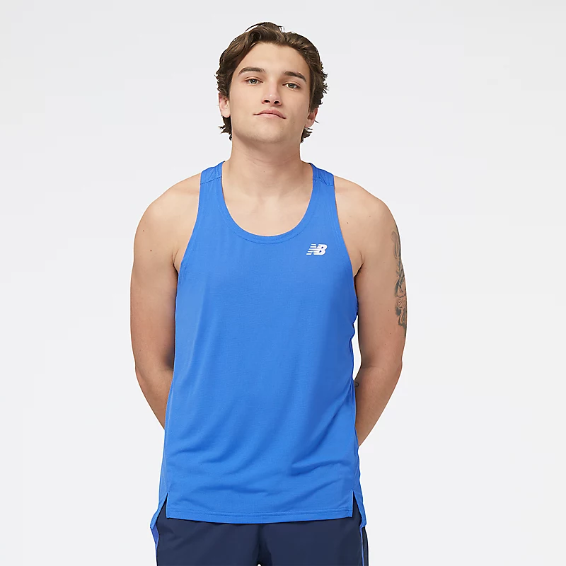 Accelerate heren T-shirt – MARINEBLAUW