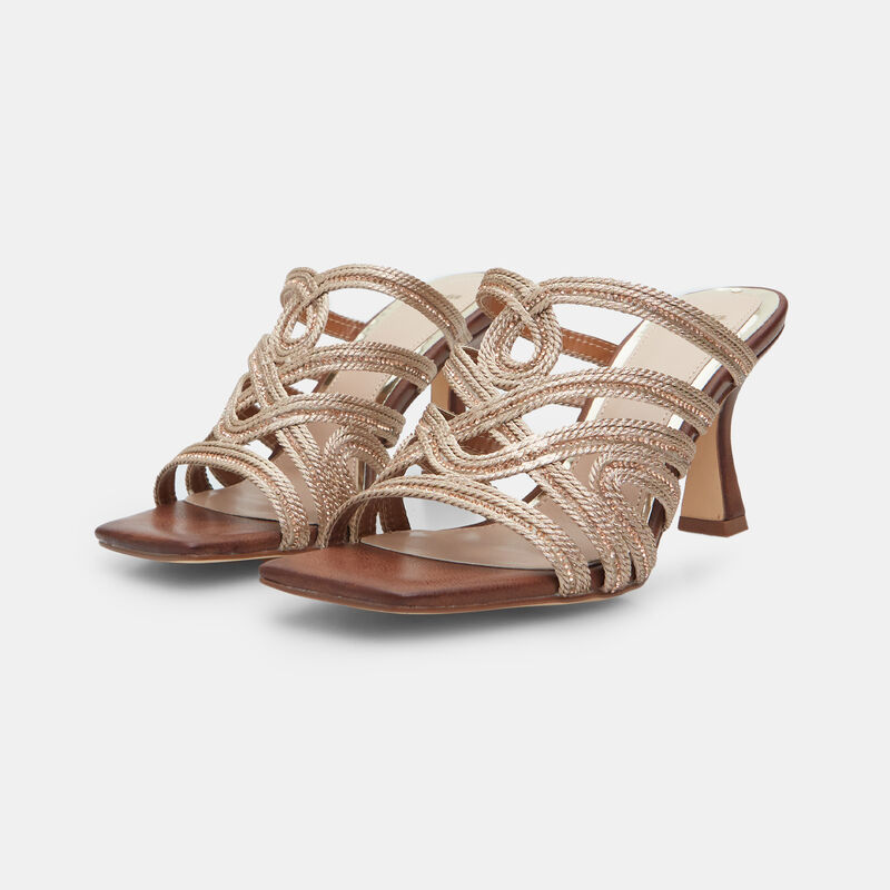 BATA Muły damskie na obcasie 8 cm