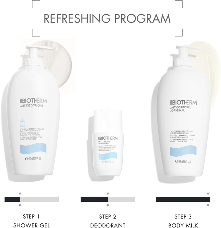 Biotherm losjon za telo antiperspirant dezodorant roll-on brez parabenov