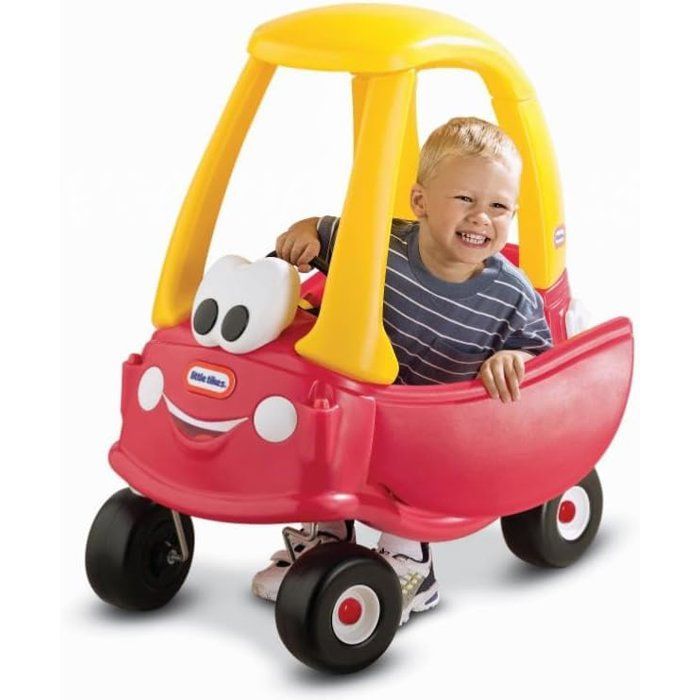 Cozy Coupe® - Little Tikes - Red - Children's car - Removable doors, horn and floor - From 18 months
