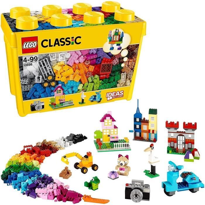 Set di costruzioni LEGO Classic Deluxe Creative Brick Box 10698
