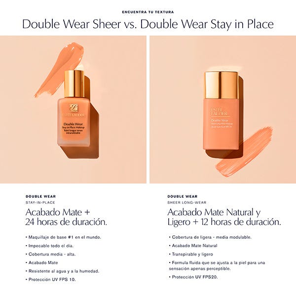 Double Wear Sheer Matte Long Wear