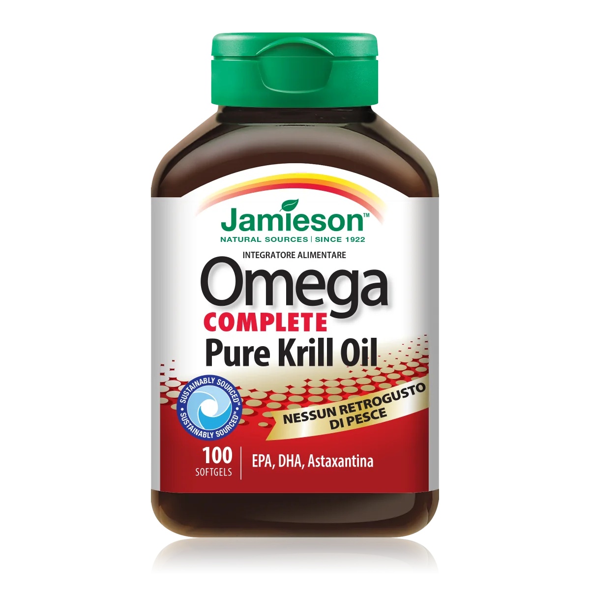 Jamieson Omega Complete Reines Krillöl, 100 Weichkapseln mit antioxidativer Wirkung