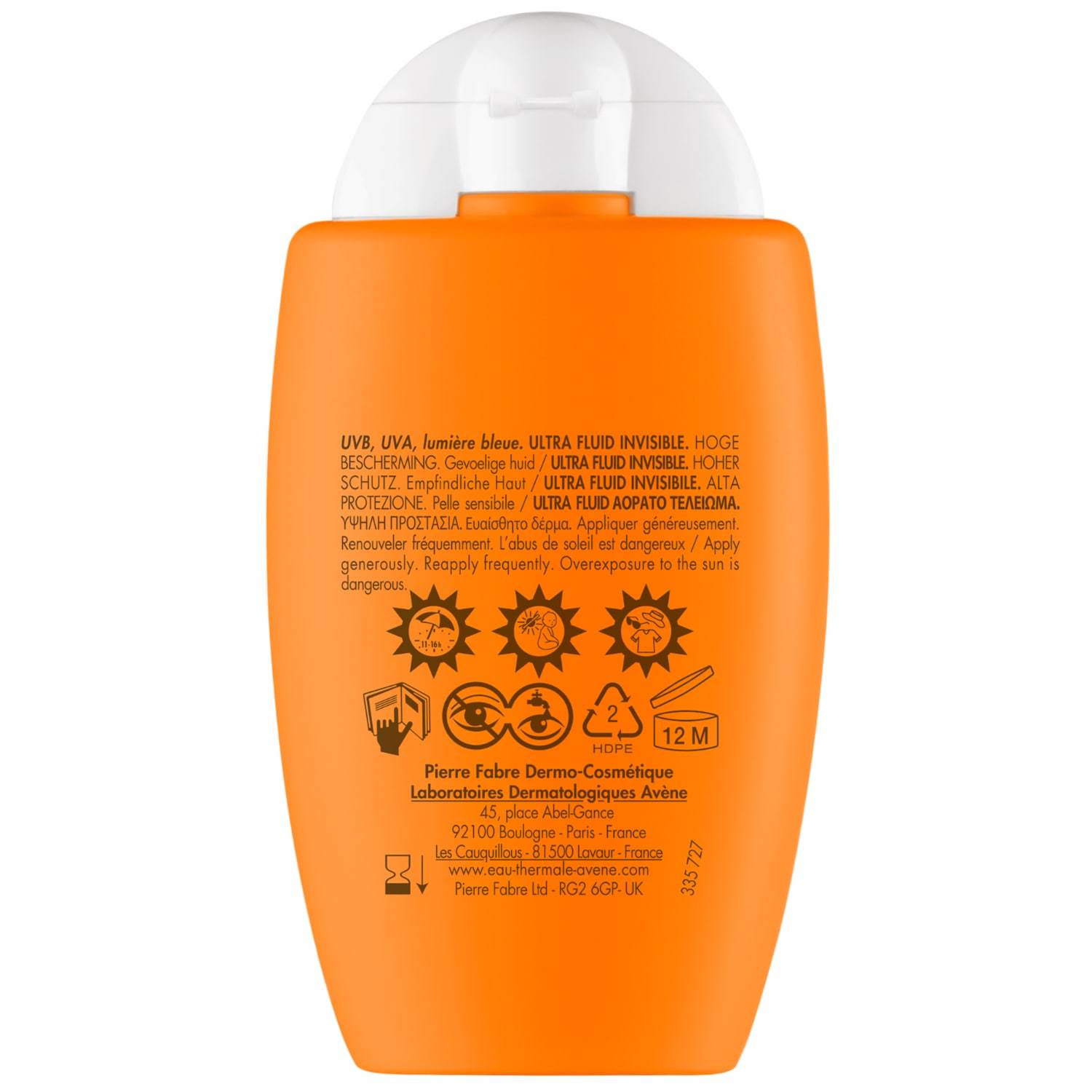 Avène Ultra Fluid Nevidljivi Sunscreen SPF50 - 50 ml