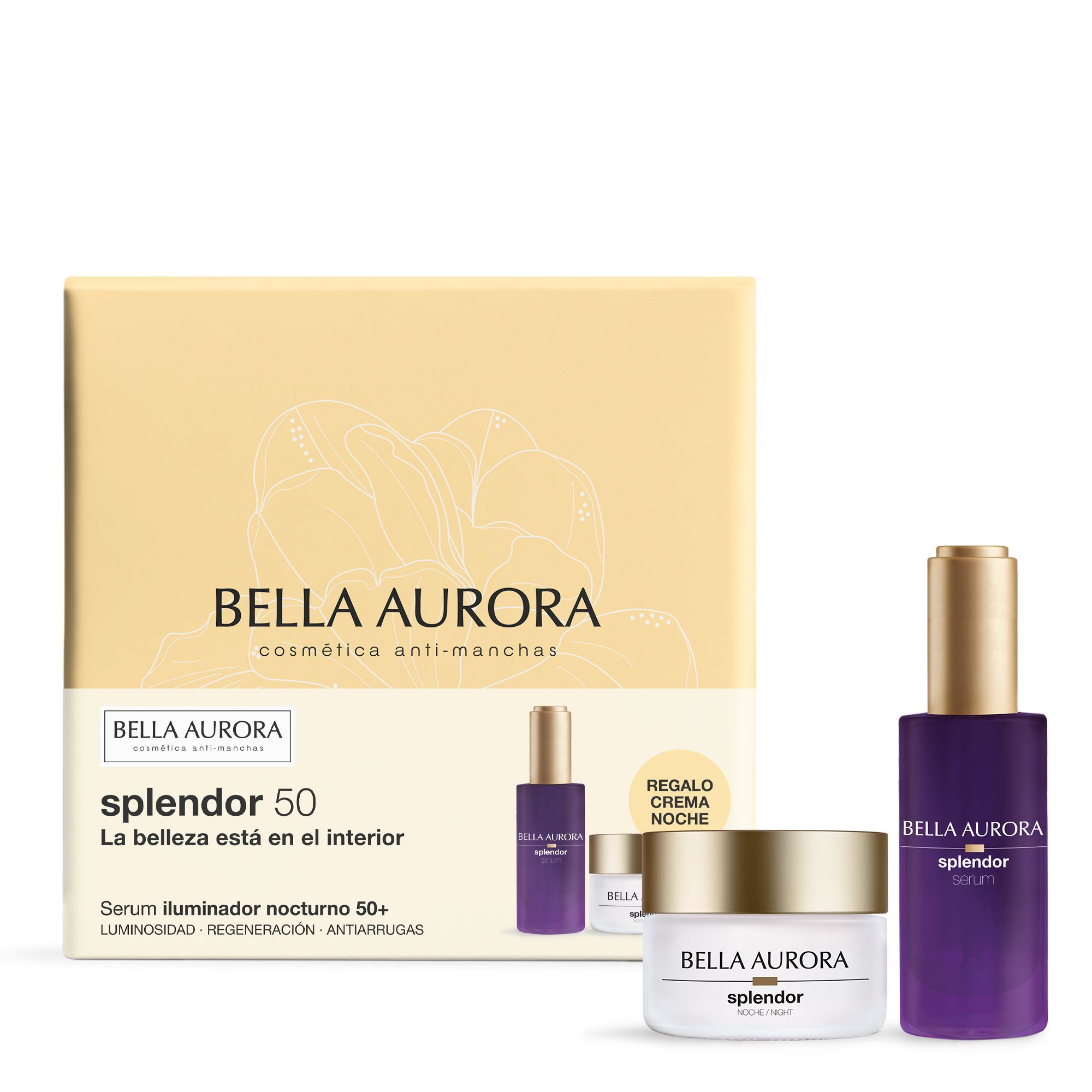 Splendor paket: Iluminirajući noćni serum i noćna krema Kozmetički setovi