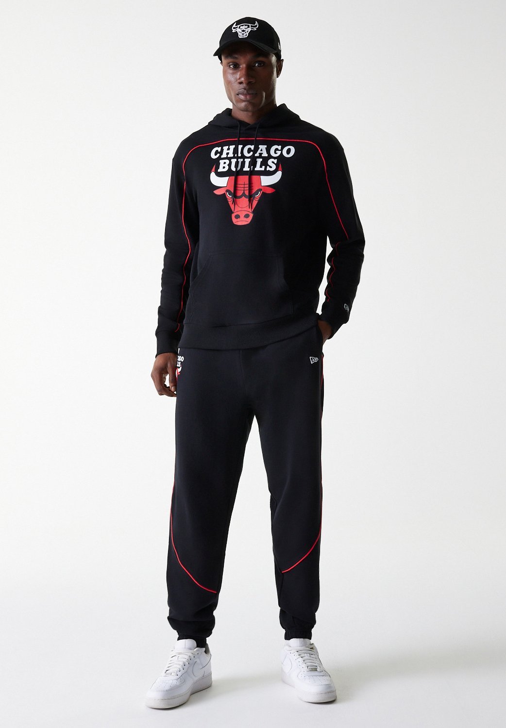 NBA CHICAGO BULLS - Huppari - black/whiteNew Era