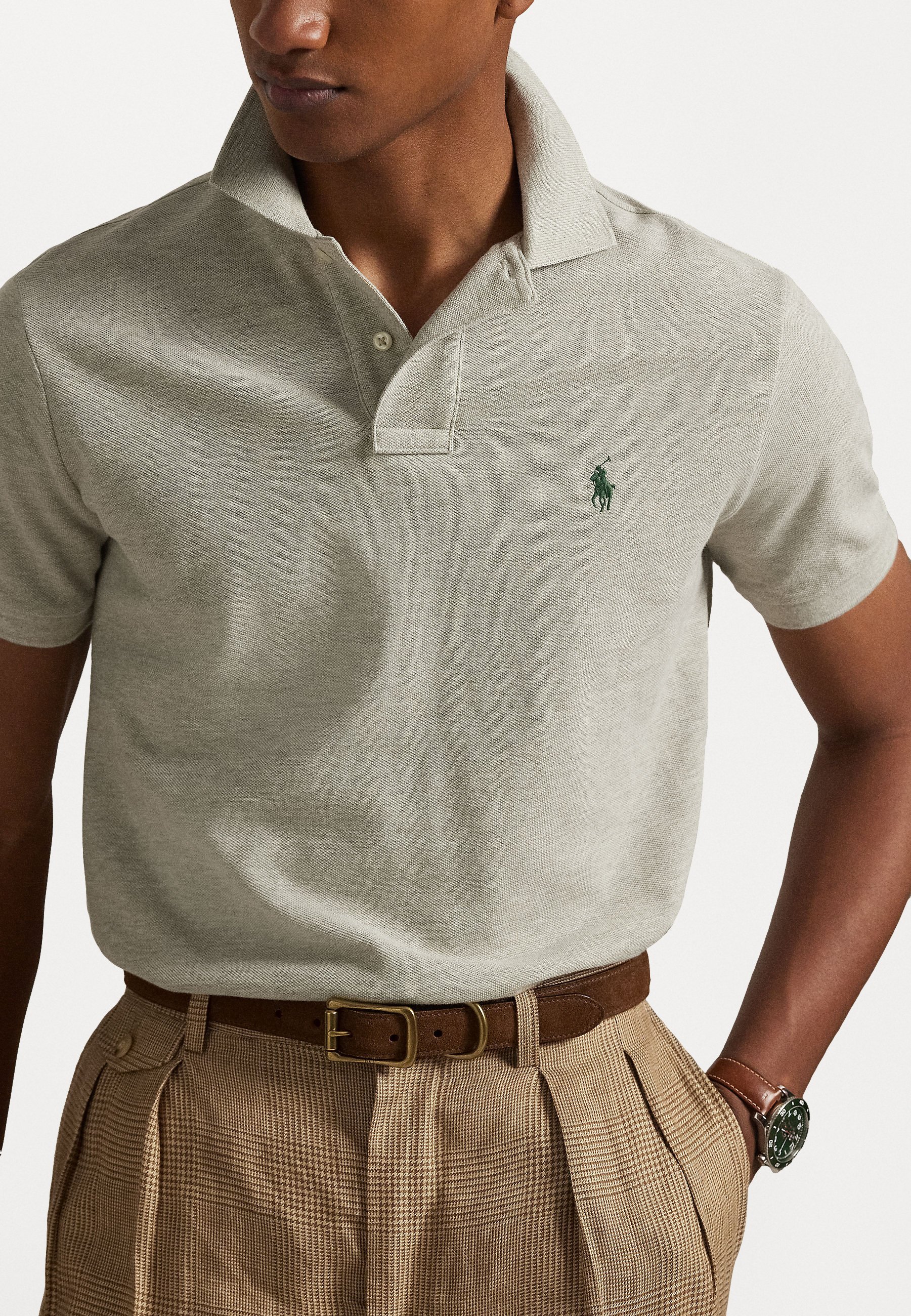Polo Ralph Lauren Polo shirt met korte mouwen - licht sportief gemêleerd
