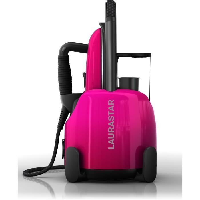 LAURASTAR LIFT Plus - Pinky Pop 3-in-1 Steam Generator Iron - 2200W - 3D Active Soleplate - 3.5 bar Pressure - 1.1L Water Tank