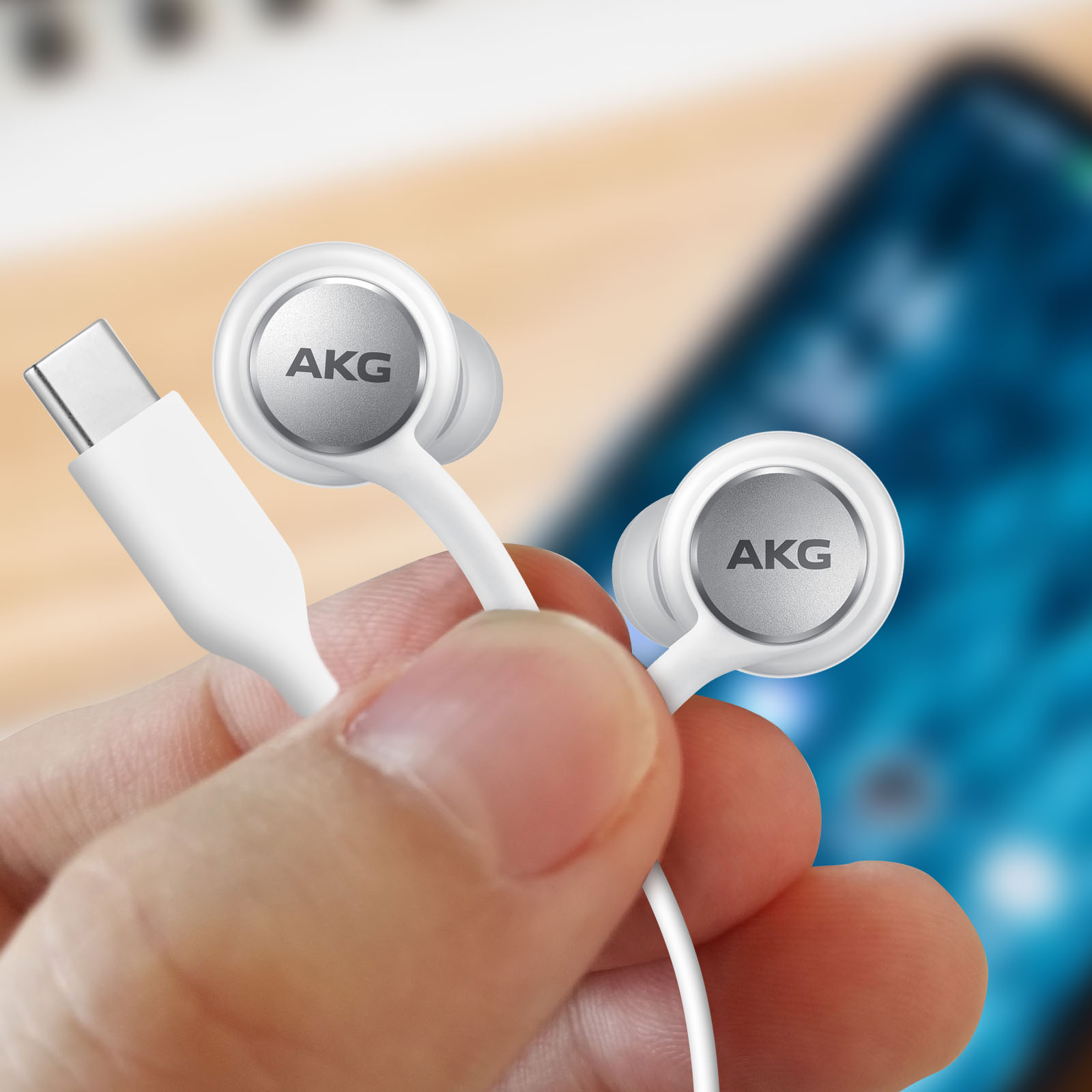 Écouteurs USB-C Samsung par Akgs