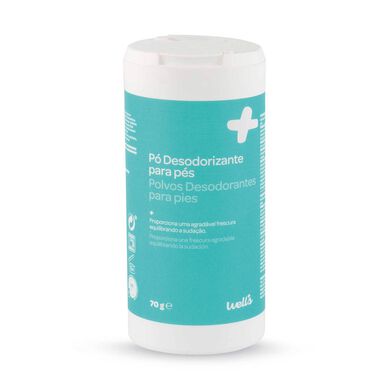 Wells-jalkadoodoranttijauhe 70 g 70 g