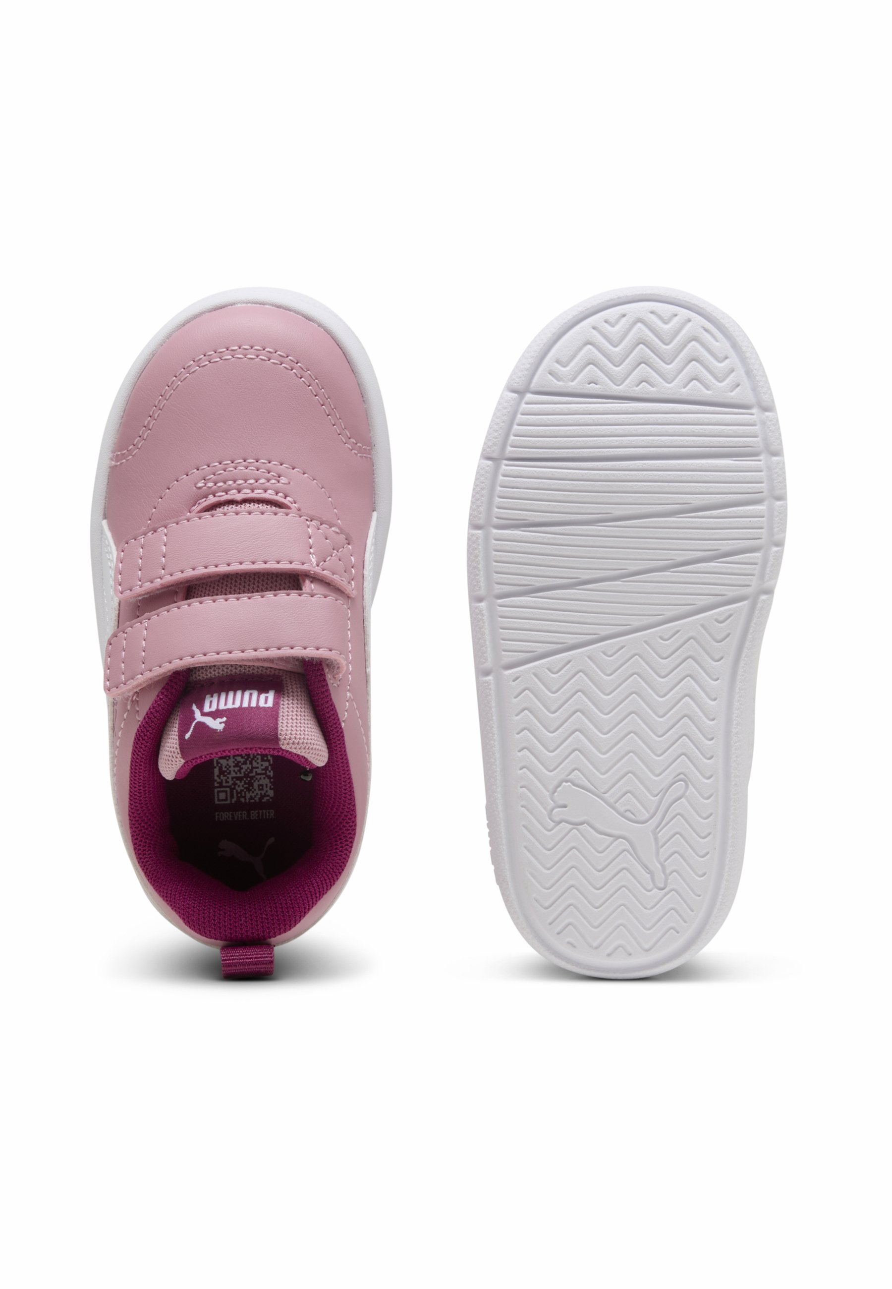 Puma COURTFLEX - Buty do chodzenia - różowe, białe, jagodowe