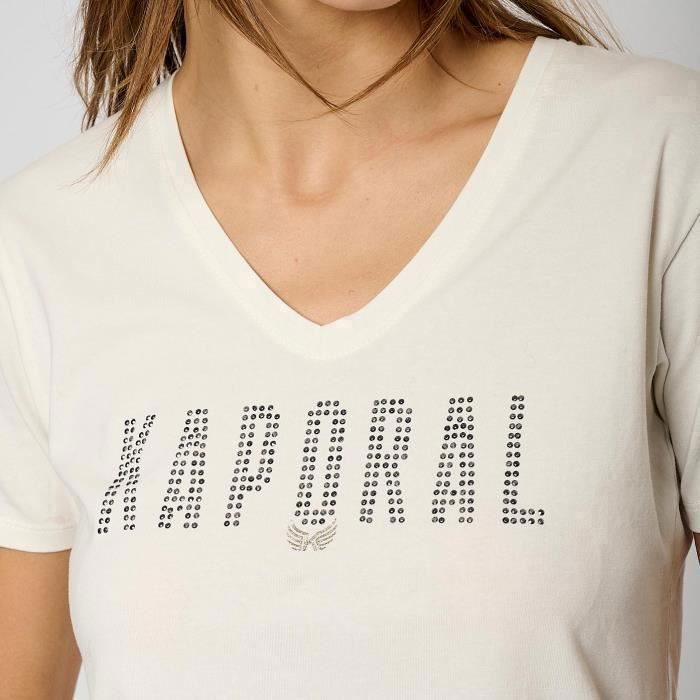 KAPORAL - Camiseta blanca para mujer EMEL