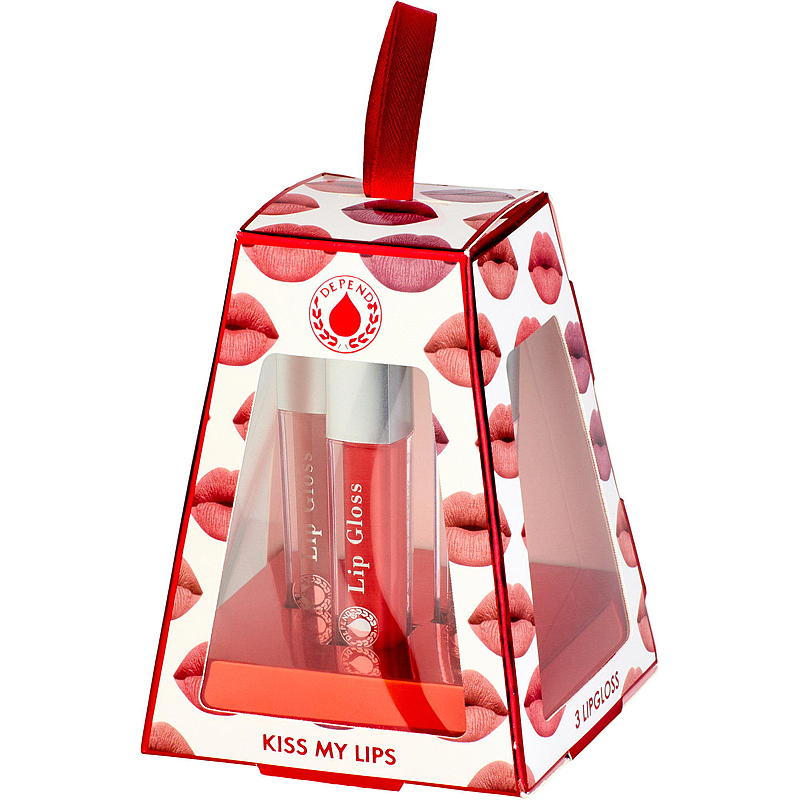 Paquete de 3 brillos labiales Depend