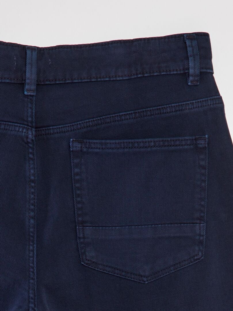 Calça jeans reta - AZUL