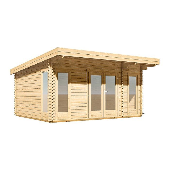 Studio da giardino in legno 24,4 m² - spessore 40 mm - ARBORIA