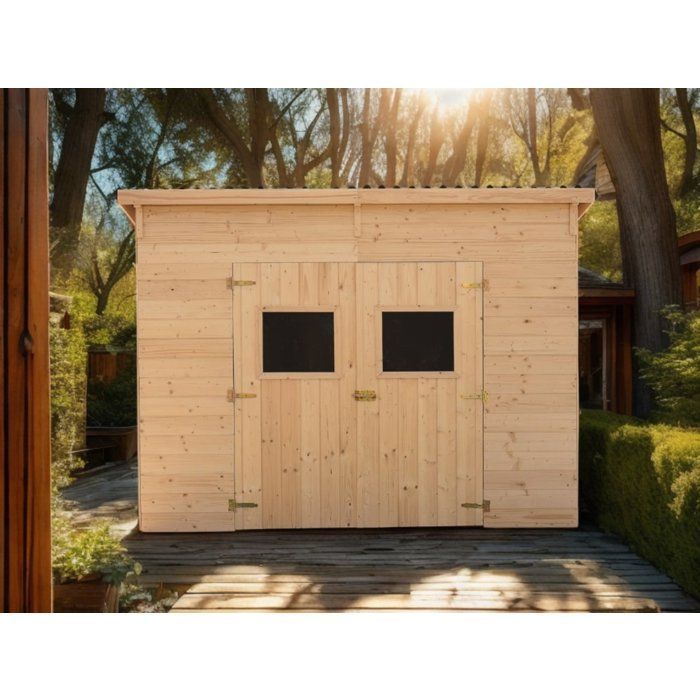 Casetta da giardino in legno 3x2,20 m