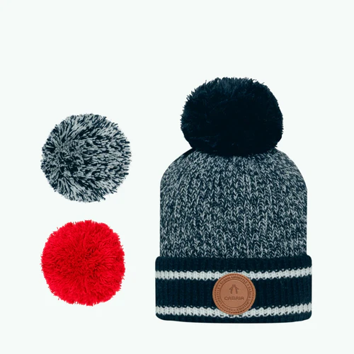 Cabaia Babyblaues, marineblaues Fleece