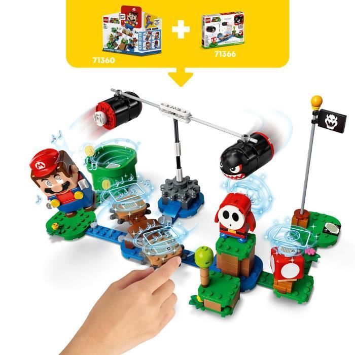LEGO® Super Mario™ 71366 Ensemble d'extension Barrage de Bill Bourrins
