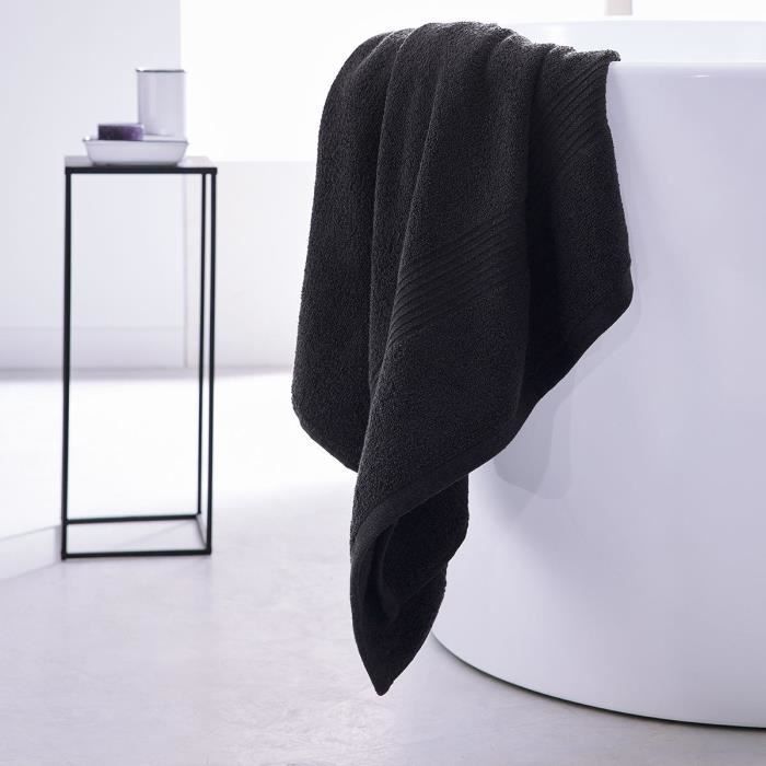 TODAY Essential - Toalla de baño maxi 90x150 cm 100% algodón color carbón