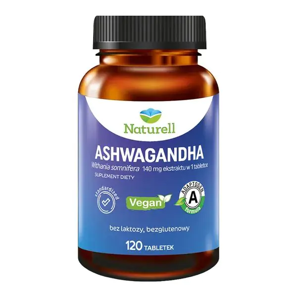 Naturell Ashwagandha tabletki 120 tabl.