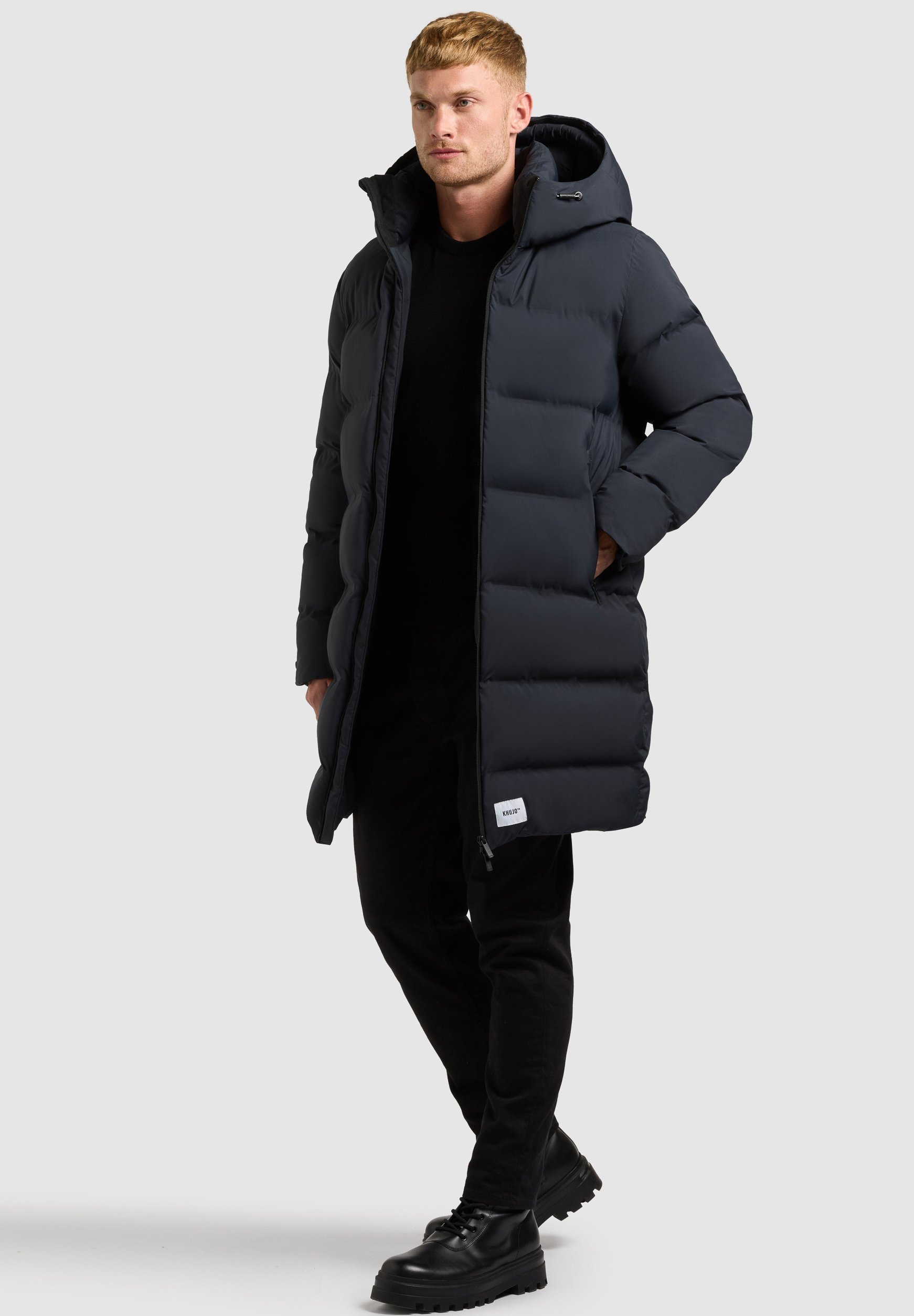 khujo CAIUS3 - Wintermantel - port blue
