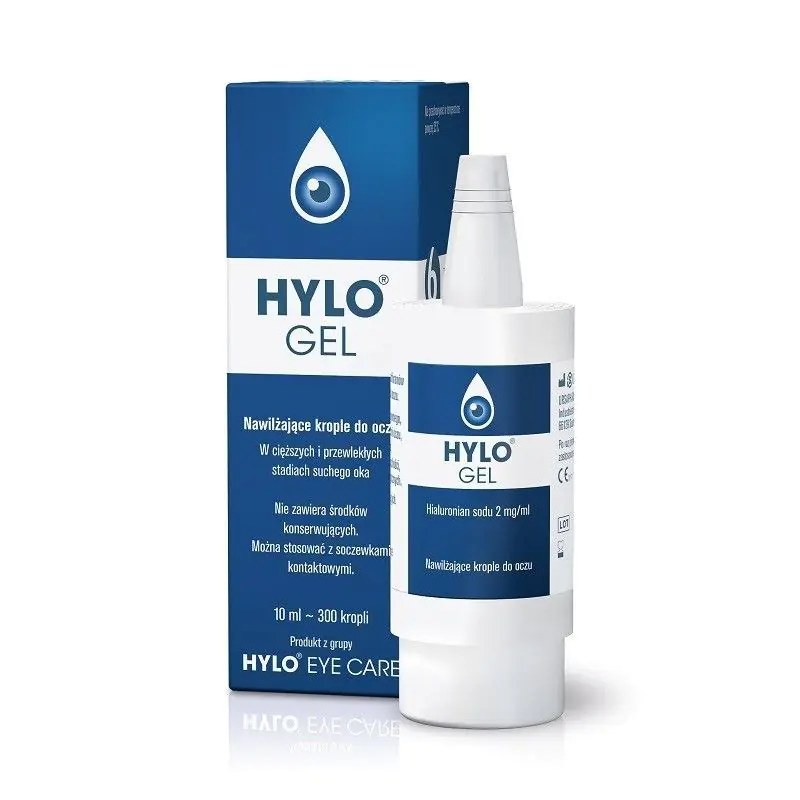 Hylo Gel 0,2%, Nawilżające krople do oczu, w cięższych i przewlekłych stadiach suchego oka
