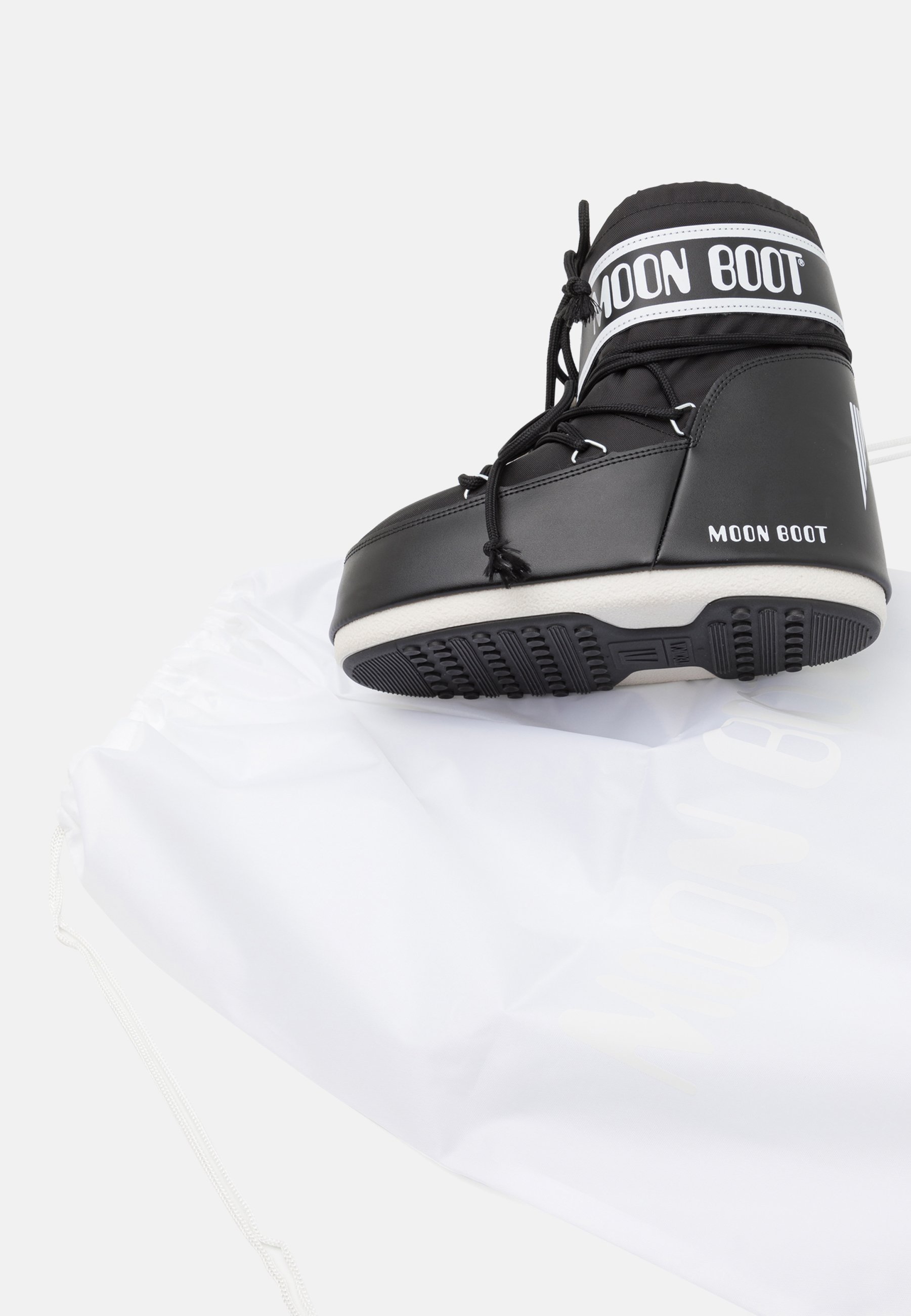 Bota Moon Boot ICON UNISSEX - Botas de cano curto com cadarço - pretas