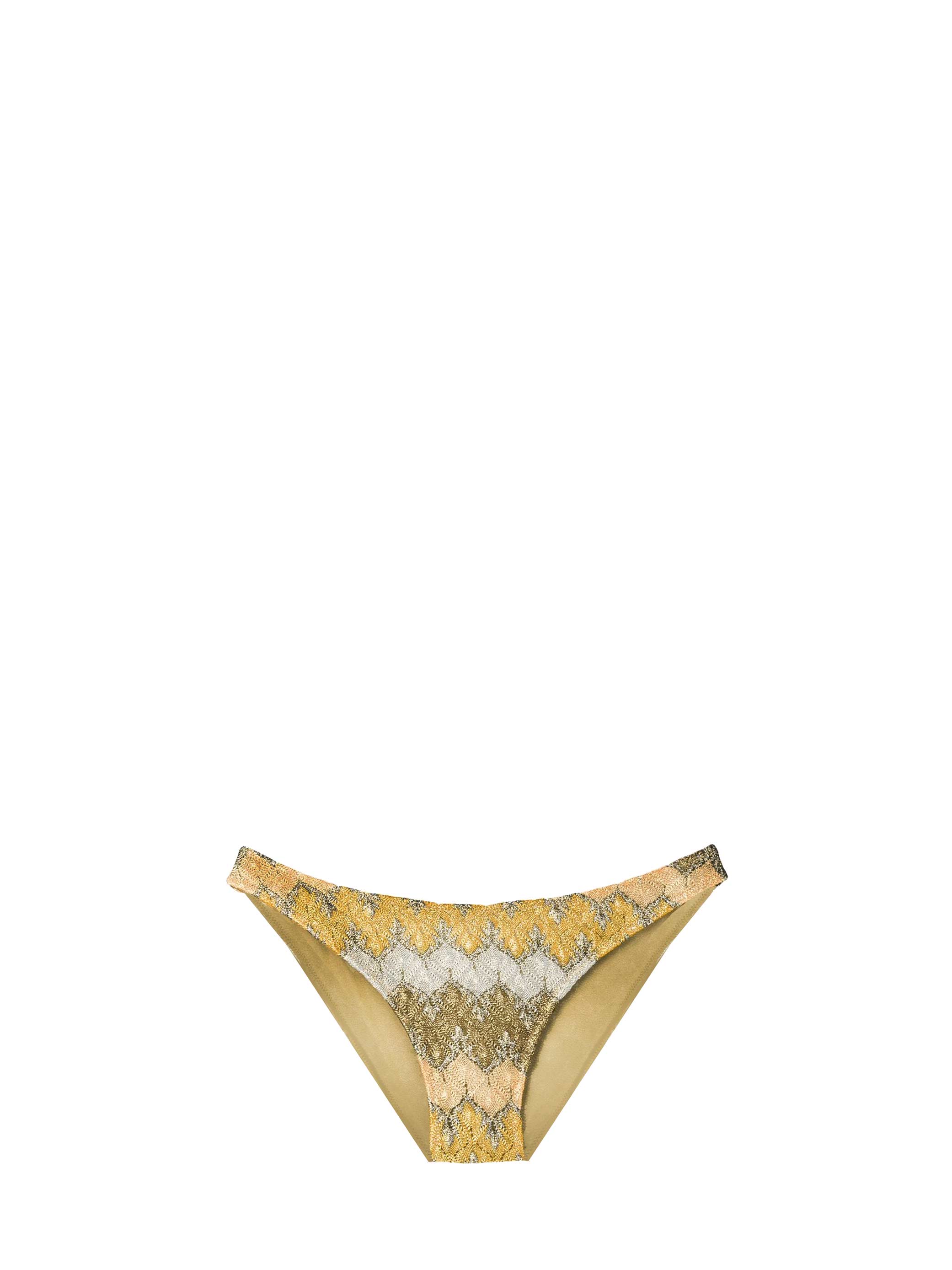 Goudkleurige mesh zwembroek