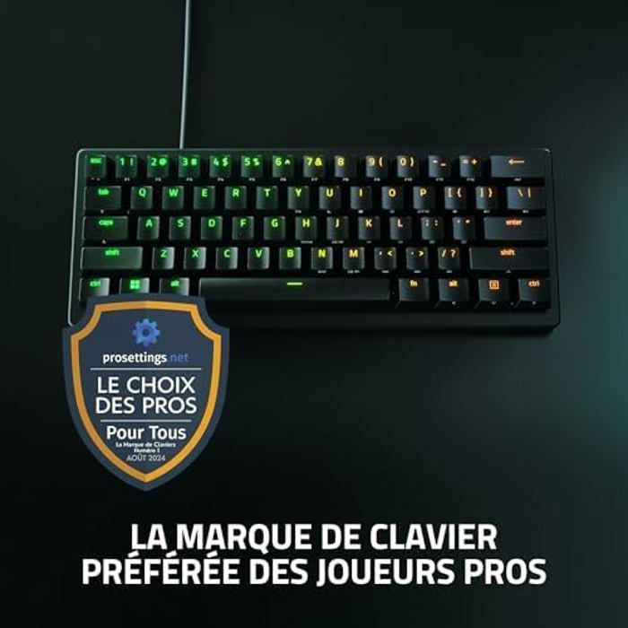 Gaming Keyboard - Razer - Huntsman V3 Pro Mini - Analog Switches - 60% - Backlit