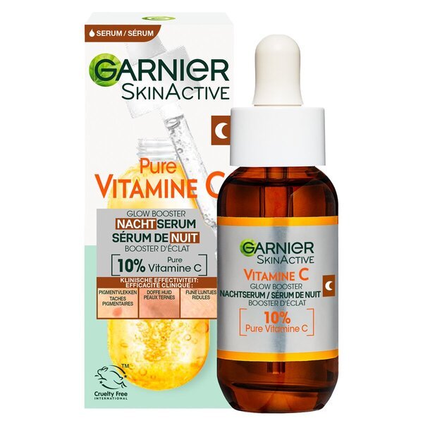 Garnier SkinActive noćni serum protiv pigmentacije s 10% čistim vitaminom C 30 ml