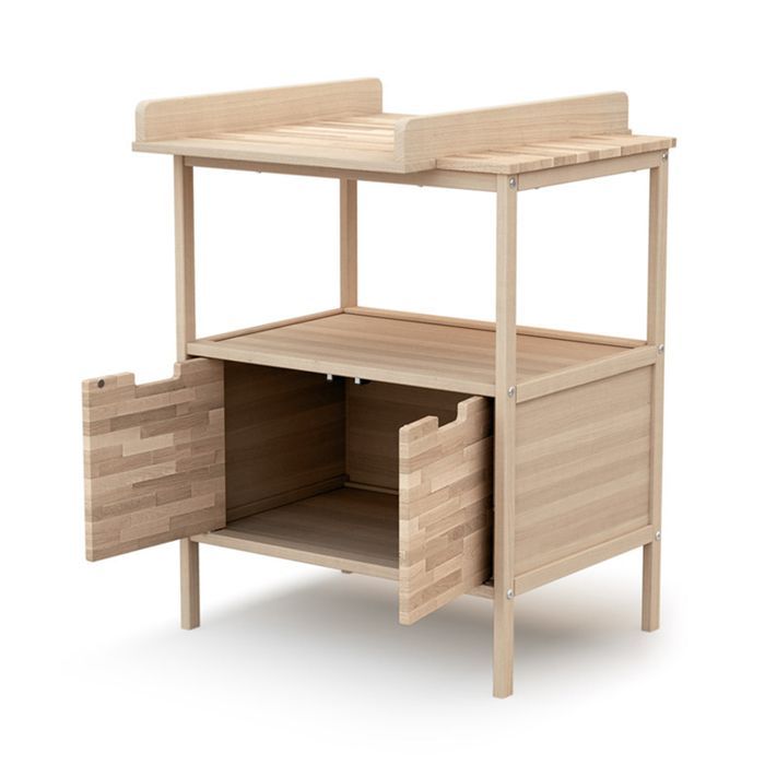 Commode à Langer - AT4 - Ateliers T4 - Bois - 1 étagère - 2 tiroirs
