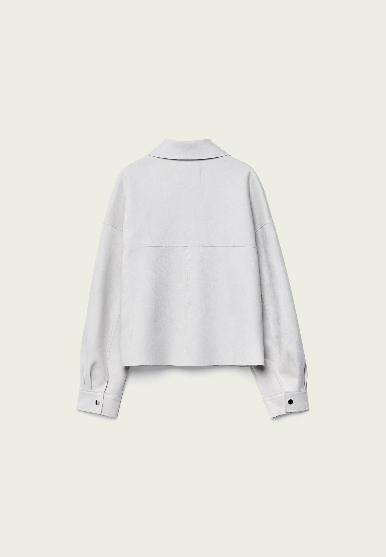 Veste en similicuir Stradivarius - blanc cassé