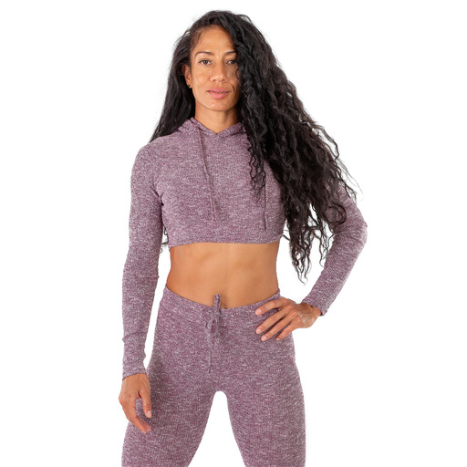 Skrátená mikina s kapucňou Malab Slim Fit