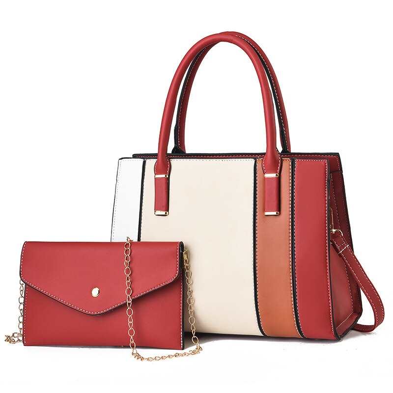 Sac à main femme 2021, nouveau sac tendance cousu, sac mère style western simple et élégant, sac à main bandoulière.