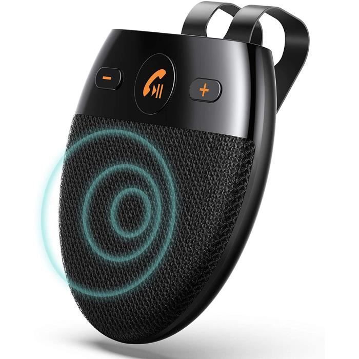 Kit manos libres ZGEER - Bluetooth 5.0 - Micrófono integrado - Reducción de ruido - Clip para visera