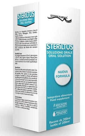 STERILFARMA Steriltus orale oplossing, hydraterend supplement 200 ml