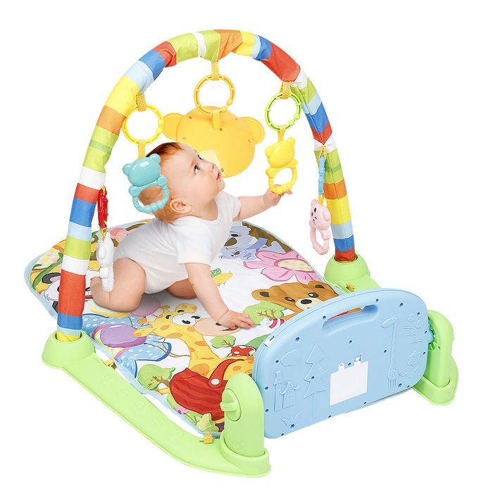 Alfombra de juegos musical interactiva para bebés - ERROLVES - Estructura de fitness - Área de juegos - Verde