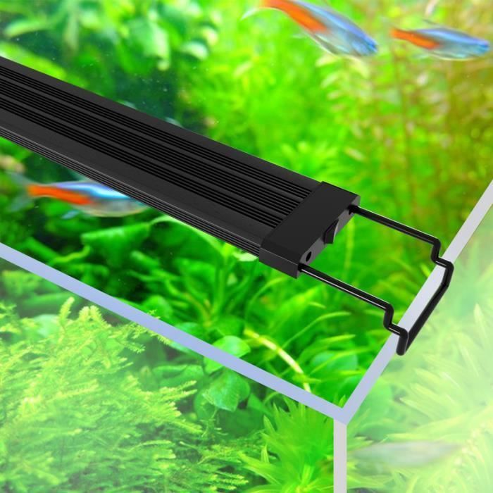 Lámpara LED para acuario - Hengda - RGB - 120-150 cm - Control remoto inalámbrico - Resistencia al agua IPX4