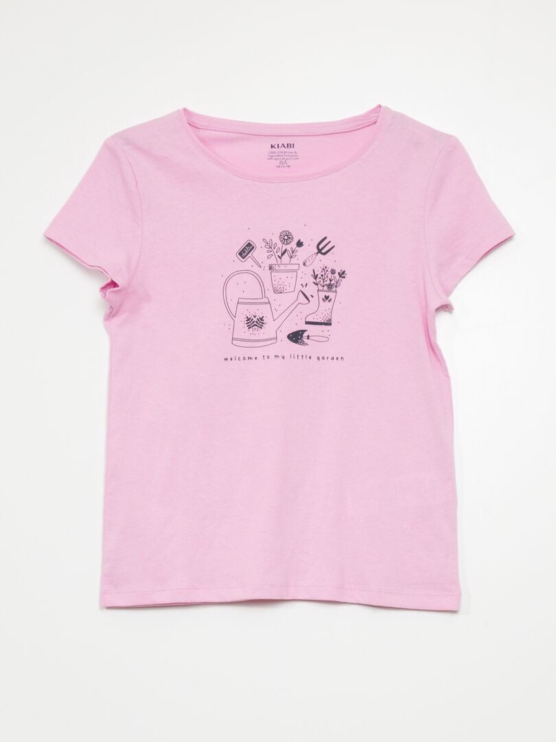 Set van 3 bedrukte T-shirts - WIT