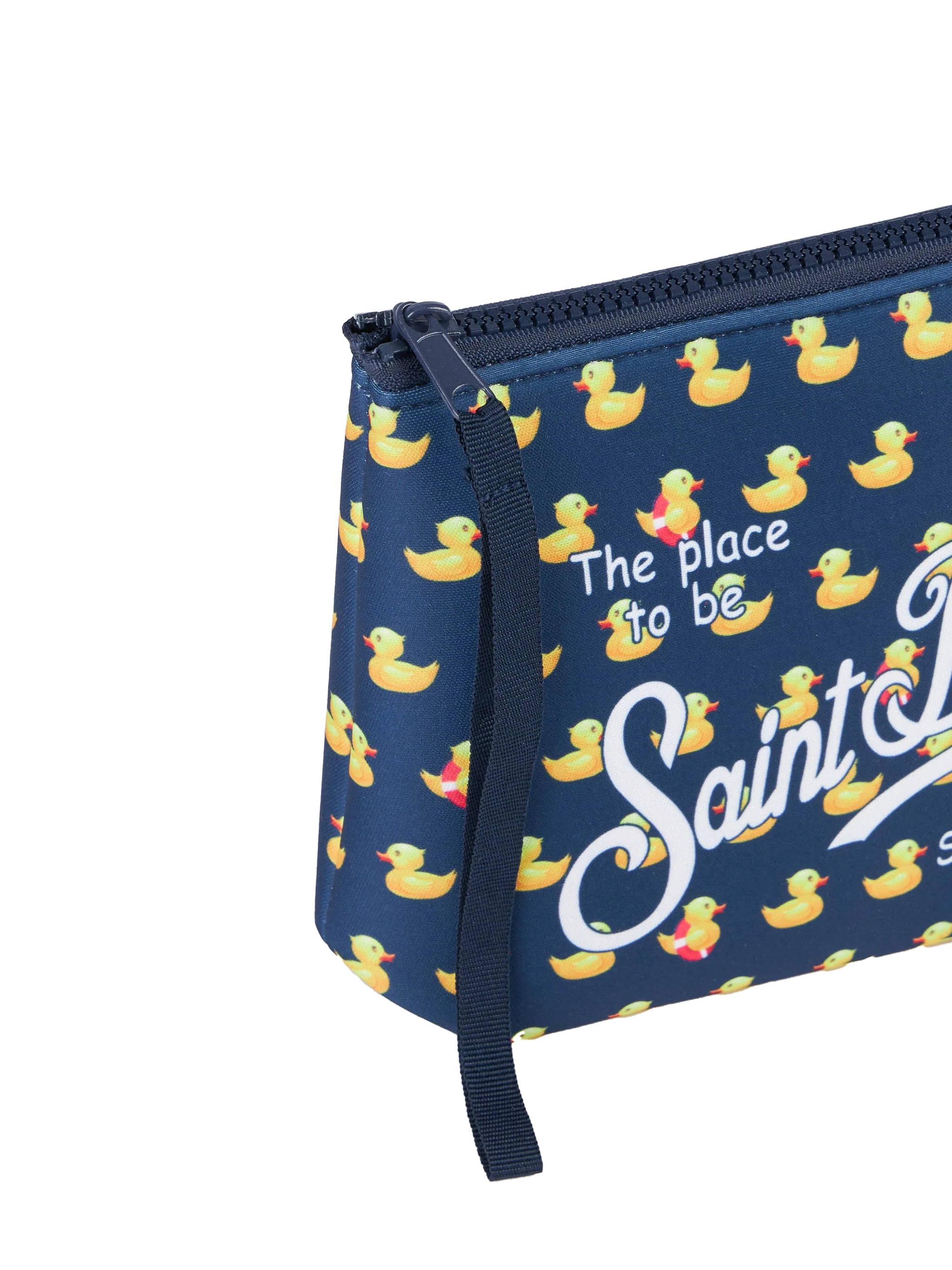Aline Scuba Clutch mit Entenmuster