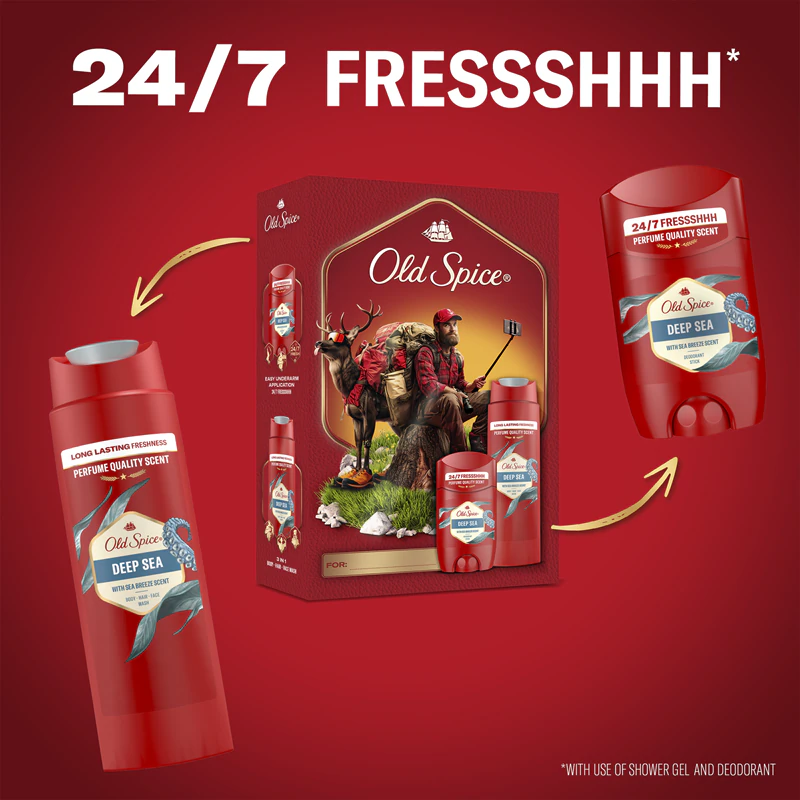 Kit de presente Old Spice Deep Sea Explorer para homens