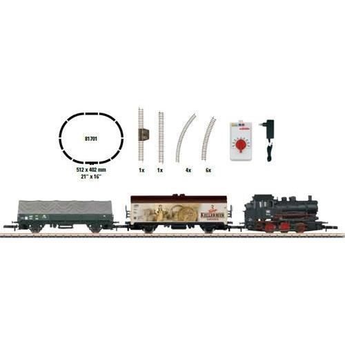 Trem de Carga - MÄRKLIN - 81701 - Escala Z - Kit Inicial - 230 Volts