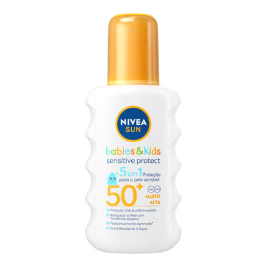 Nivea Sun Spray Babies Kids Sensitive FP50 saules aizsargkrēms 200 ml 200 ml