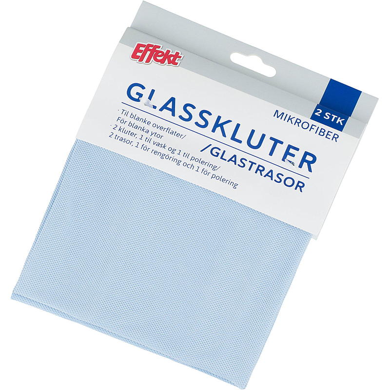 Effekt Glasduk 2-pack Mikrofiber, Effekt