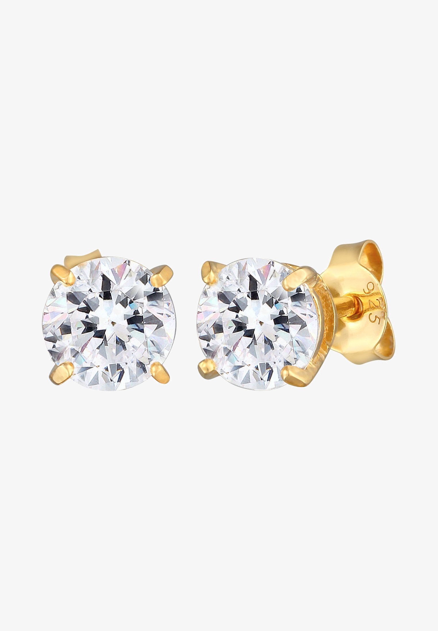 KUZZOI SPARKLING VIVID STUD - Ohrringe - goldfarben