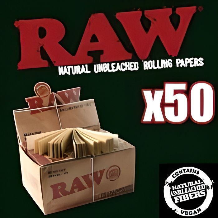 Raw TIPS 50 folletos x 50 filtros de cartón (toncar)