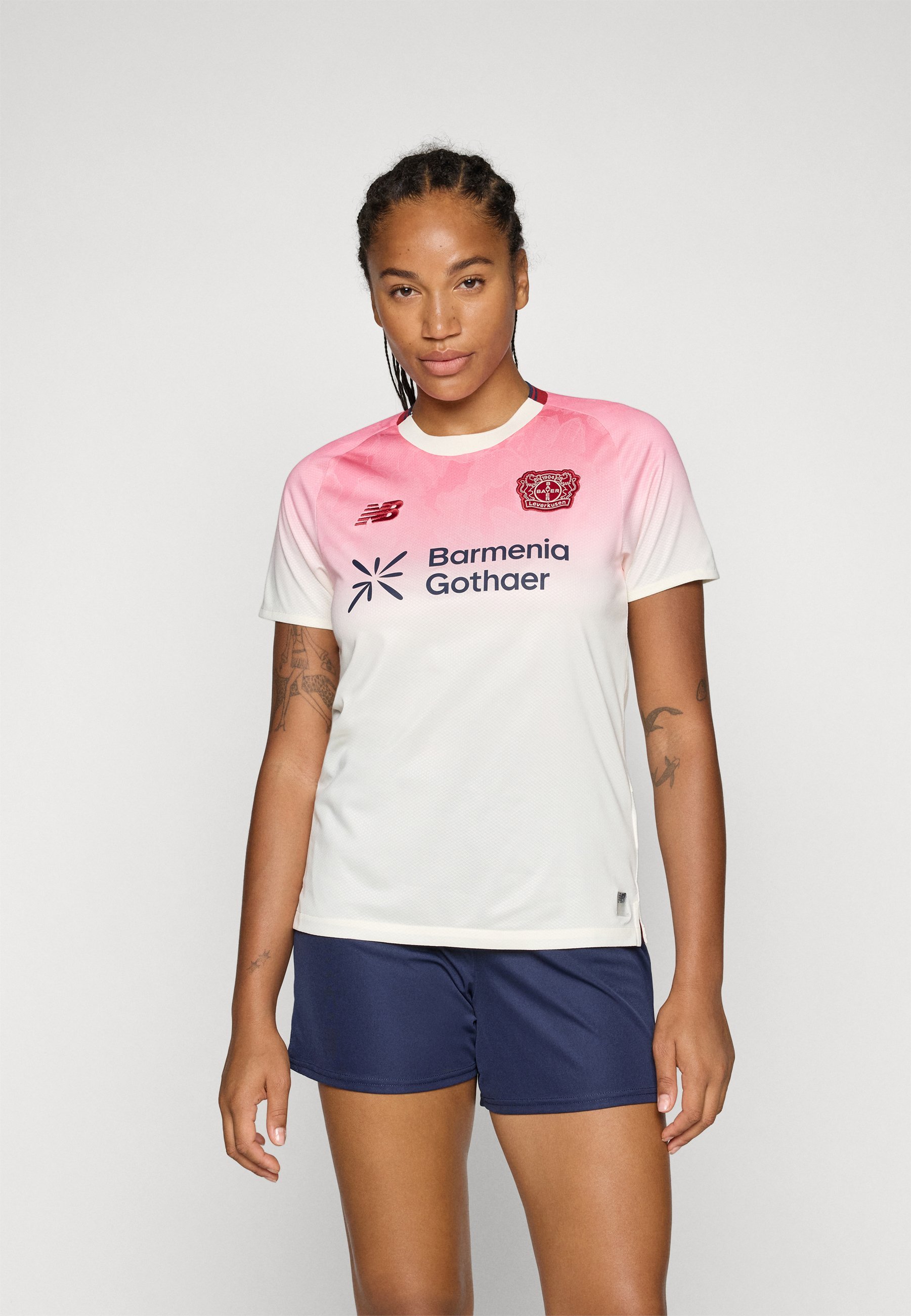 New Balance BAYER AWAY DAMES SHIRTS MET KORTE MOUWEN - Clubkleding - uit