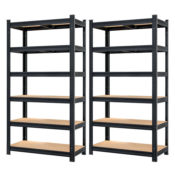 Rafturi premium rezistente, 6 rafturi, set de 2