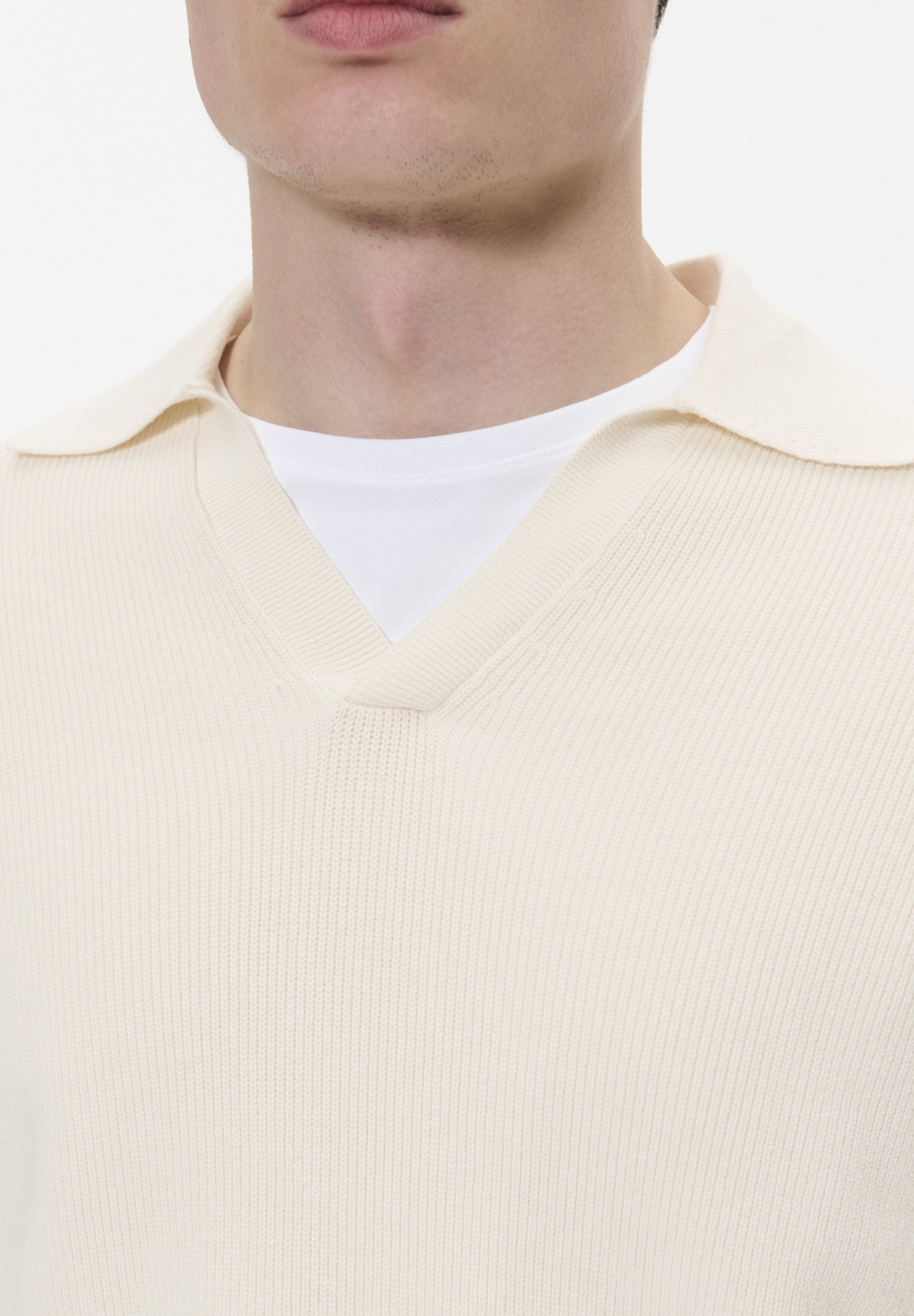 Matinique KOLLO - Poloshirt - gebroken wit