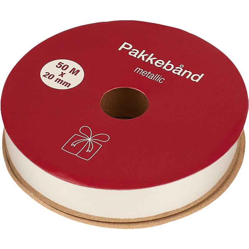 Haushaltsverpackungsklebeband 50 m x 2 cm, metallisch